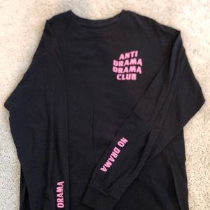 RIOT SOCIETY Long Sleeve “Anti Drama Drama Club” T-Shirt